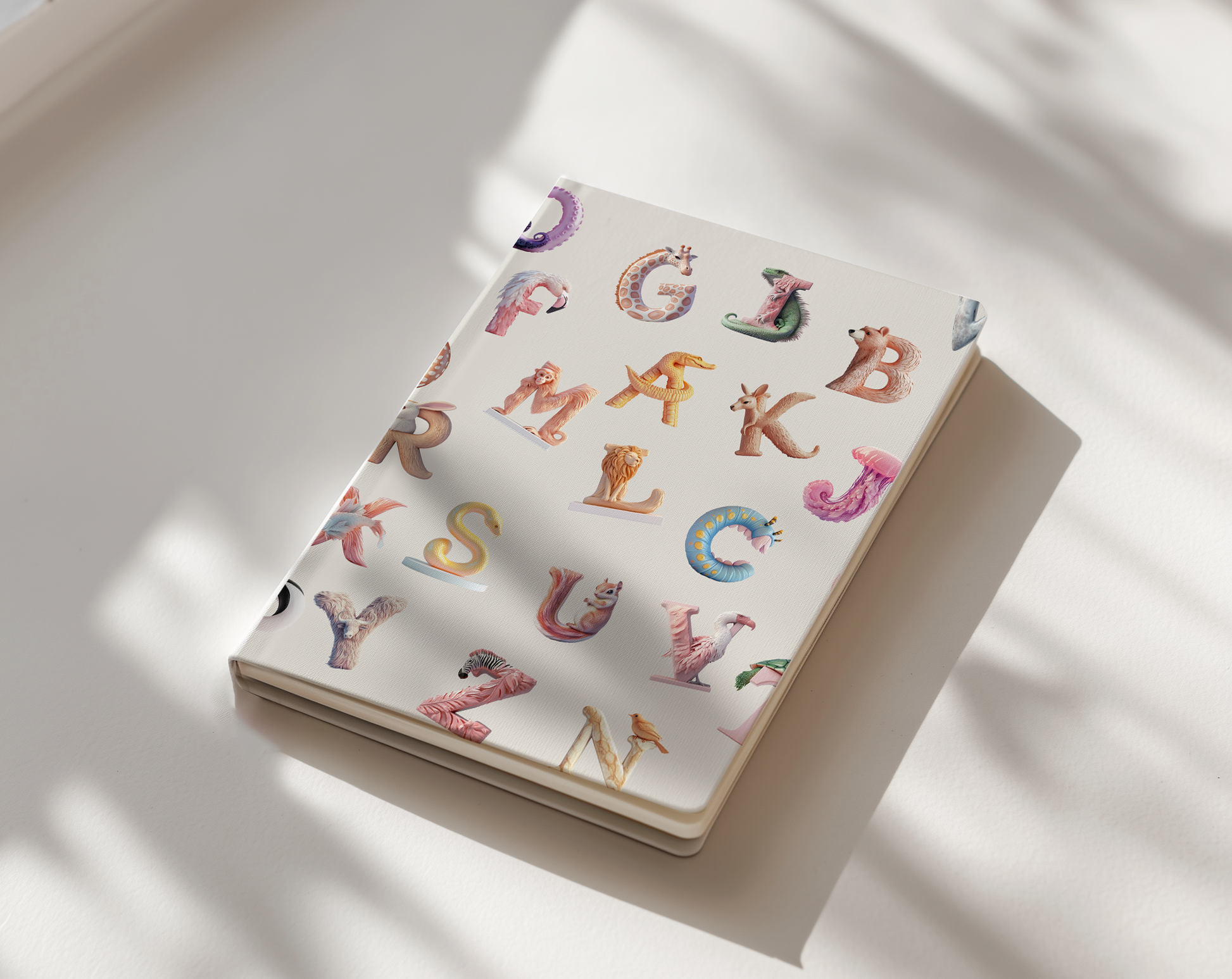 Animal alphabet journal notebook