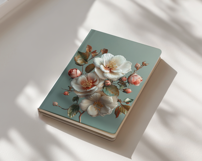 Still life flowers - journal notebook