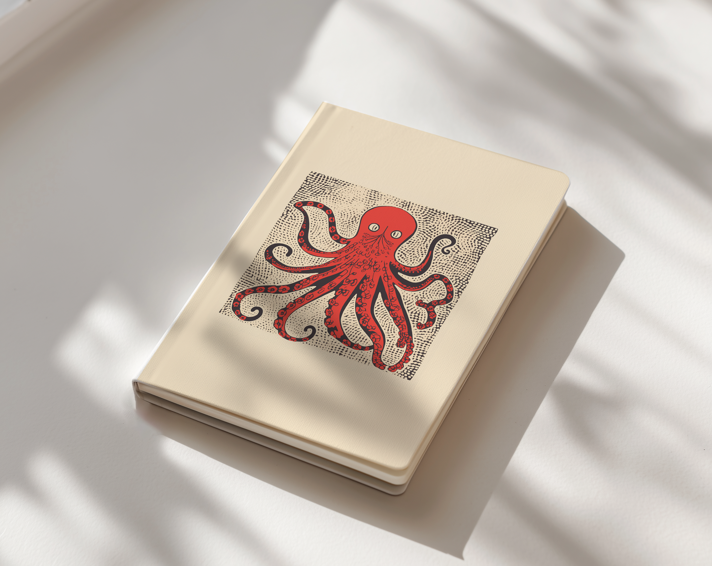 Stamped Octopus Journal Notebook