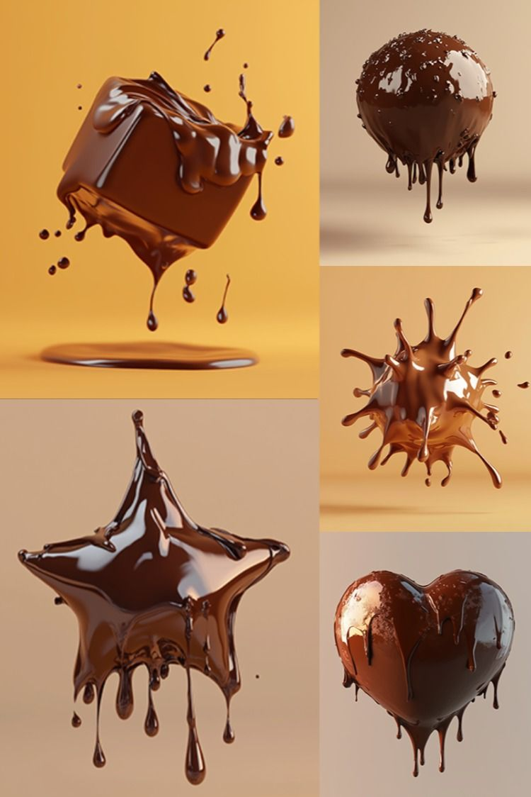 Chocolate Bites - Stock Images