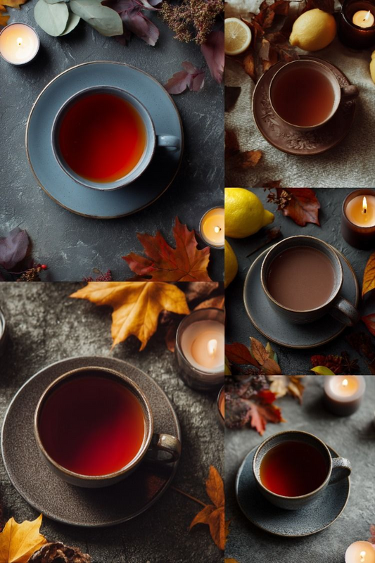 Autumnal Tea - Stock Images