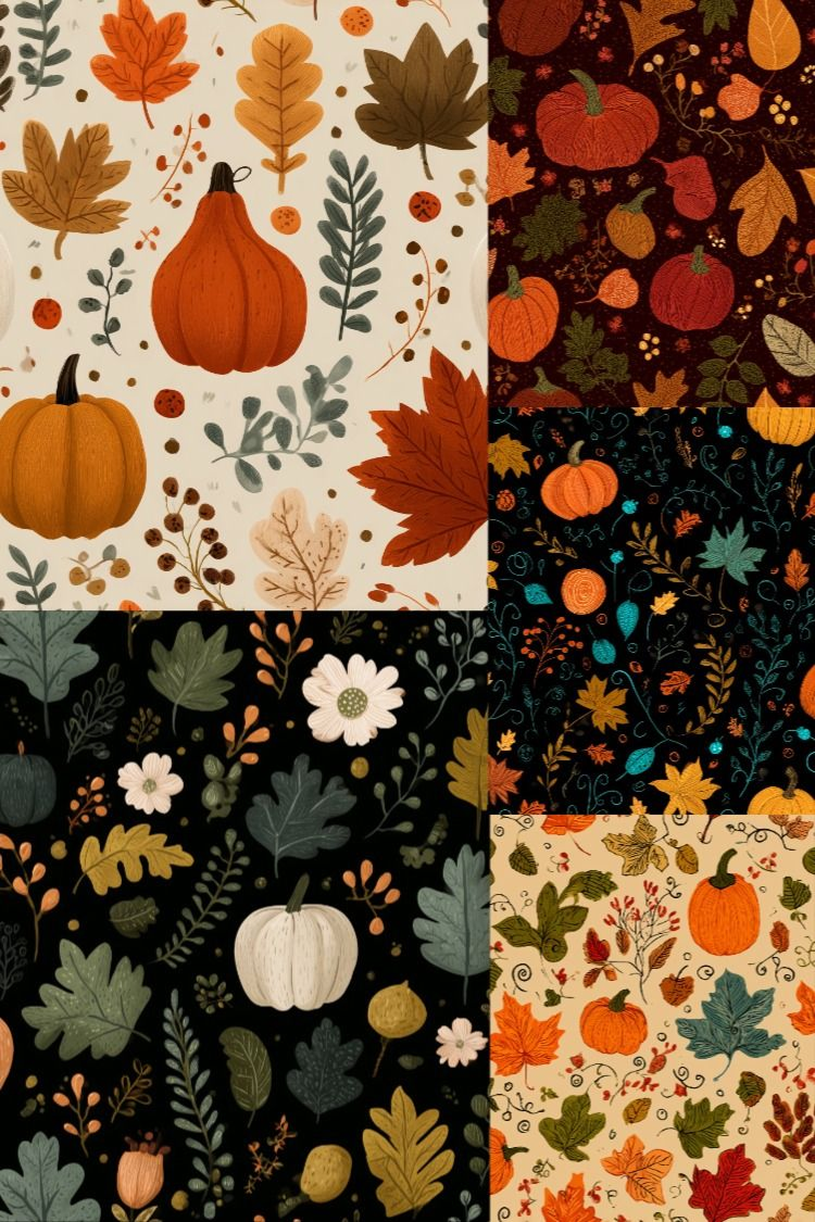 Autumn Patterns - Stock Images