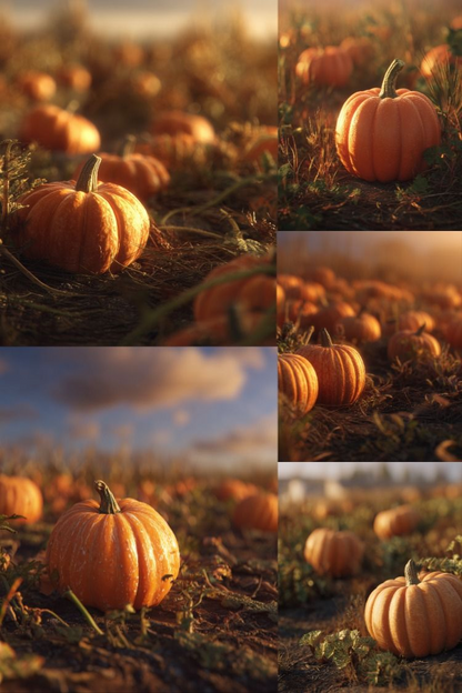 Pumpkin Patch - Stock Images