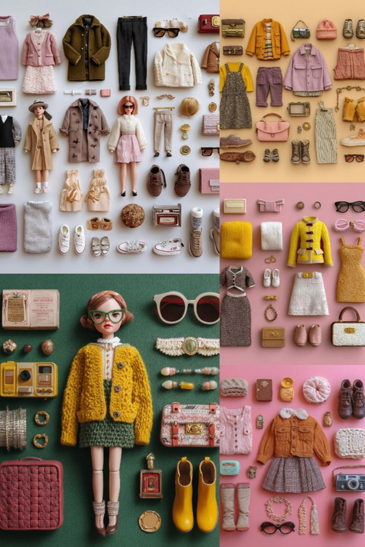 Doll Outfits - Stock Images