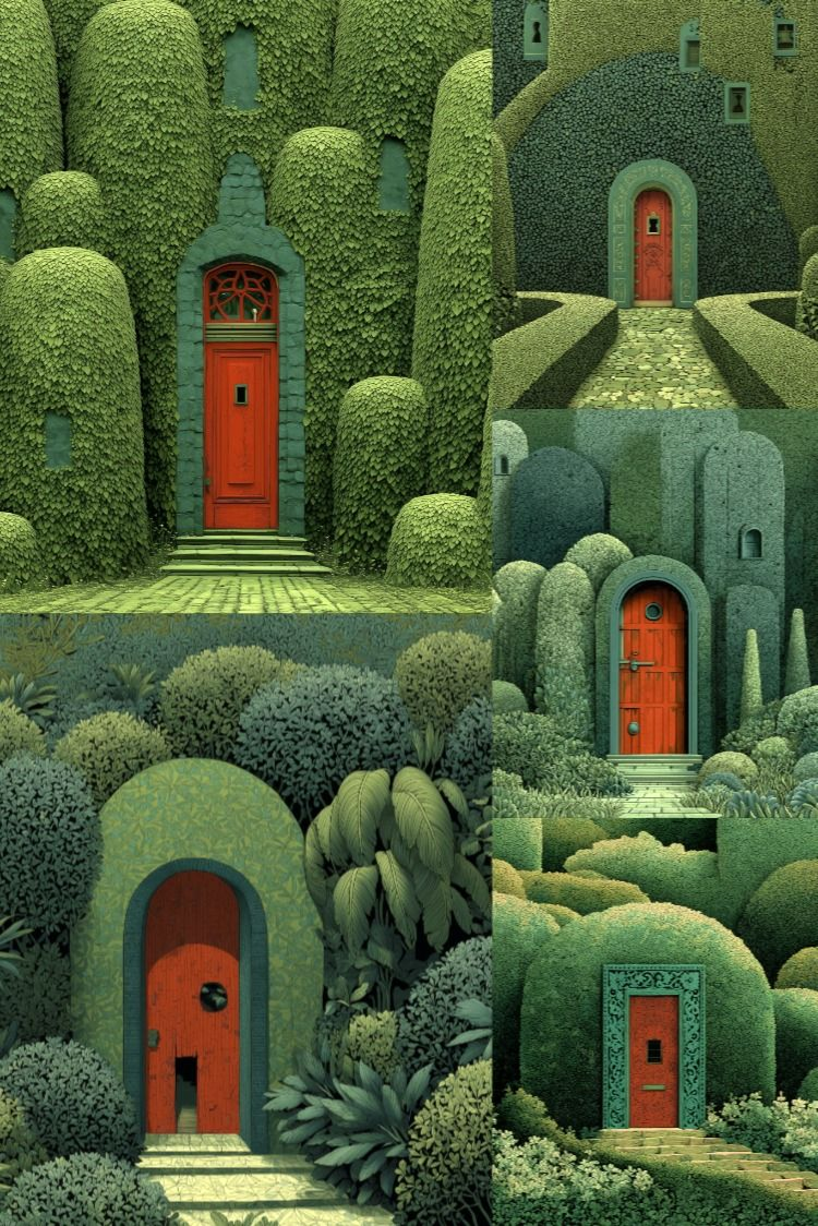 Secret Door - Stock Images