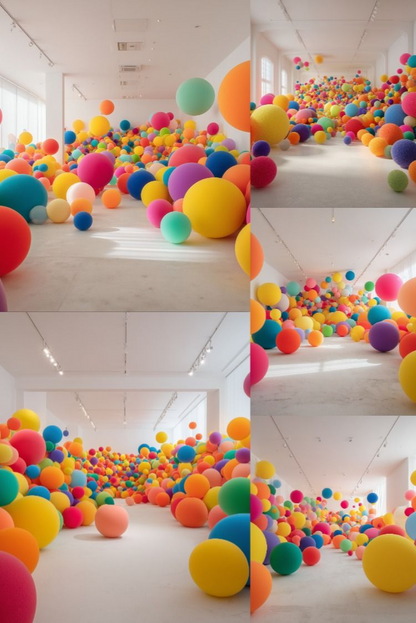 Giant Balls - Stock Images