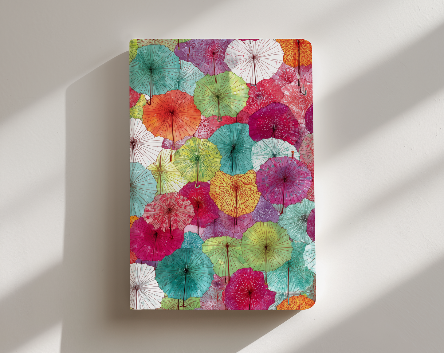 Umbrellas - Physical Journal Notebook