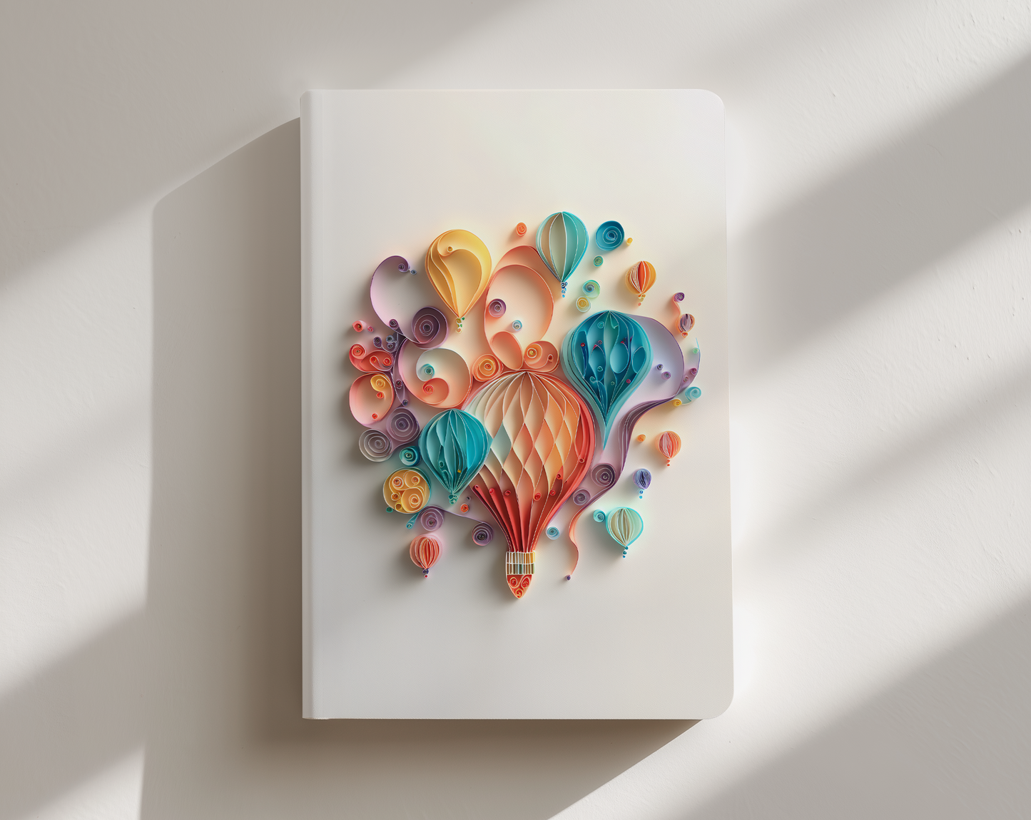 hot air balloons journal notebook