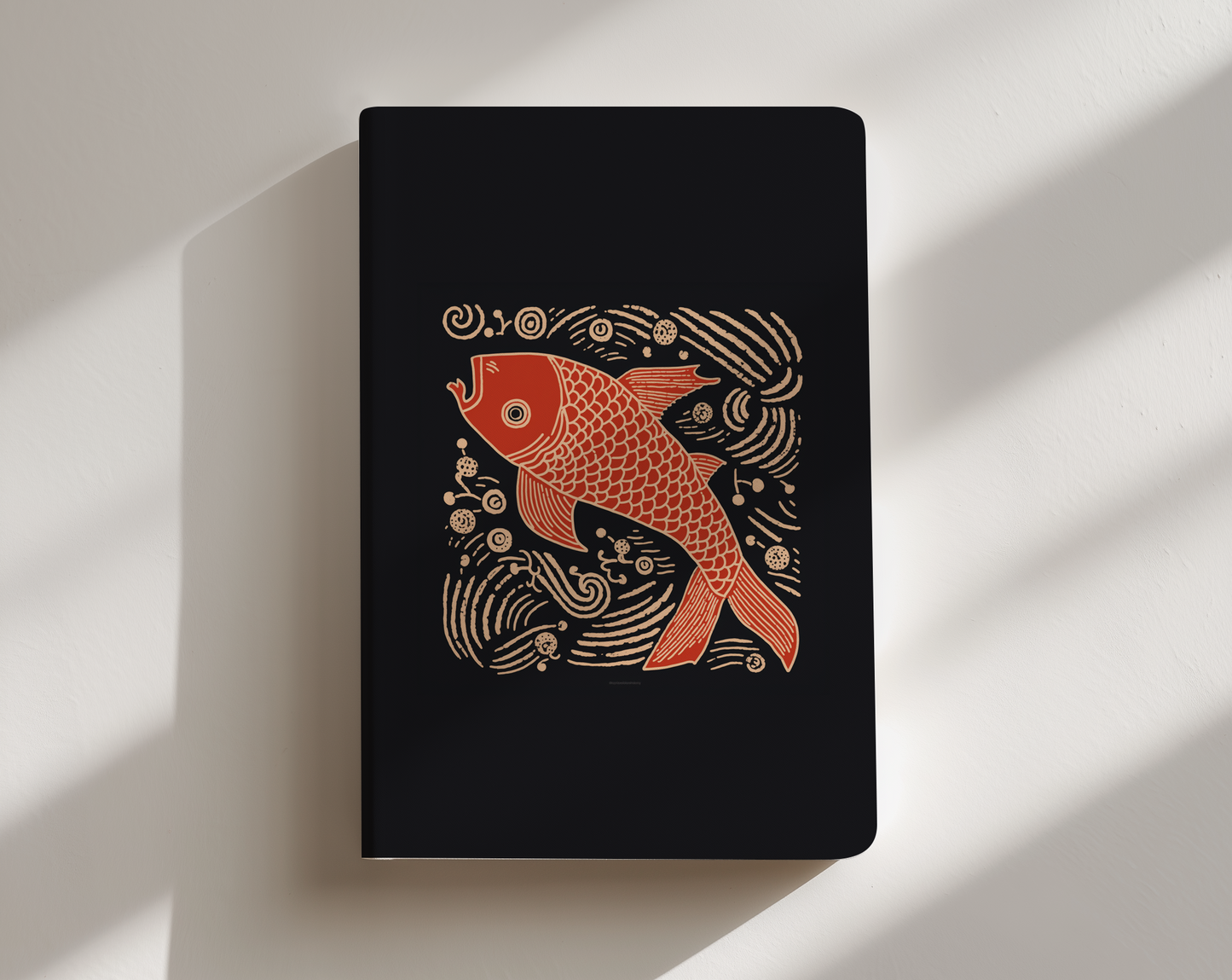 Stamped Fish journal notebook