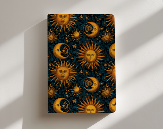 sun and moon journal notebook