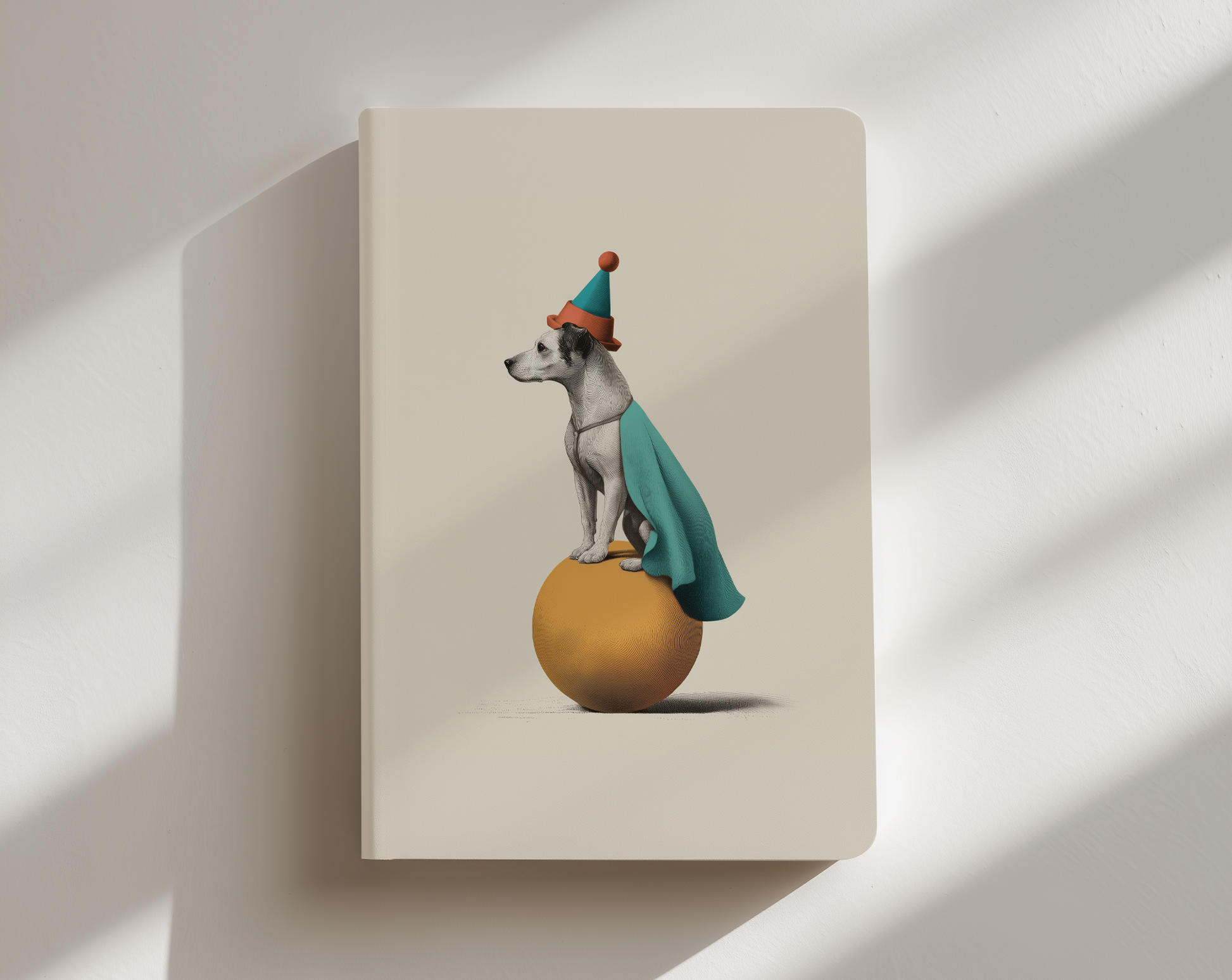 Vintage circus–inspired cover featuring a dog performer