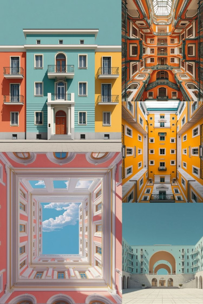 Symmetrical Architecture - Stock Images