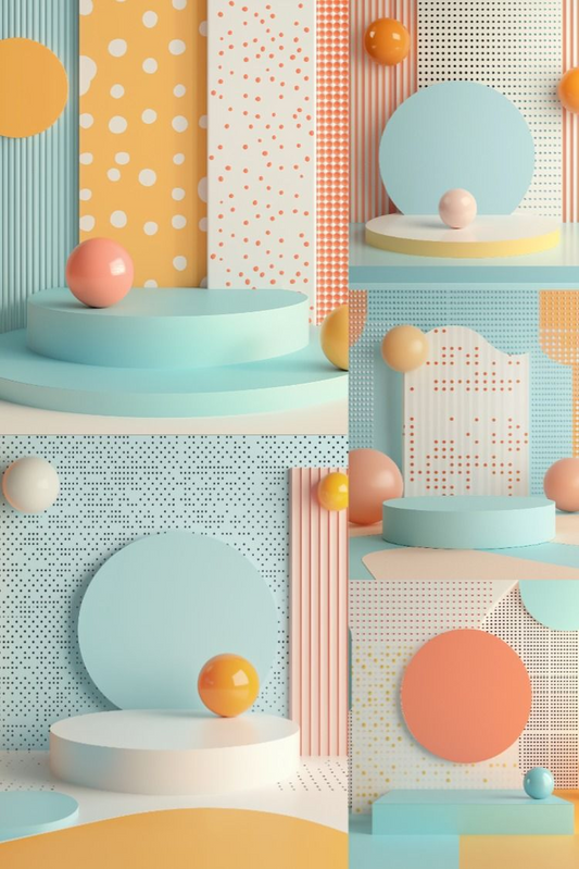 Polka Backgrounds - Stock Images