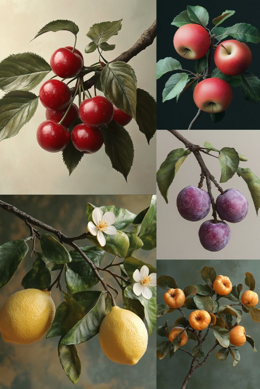 Still Life Fruits - Stock Images