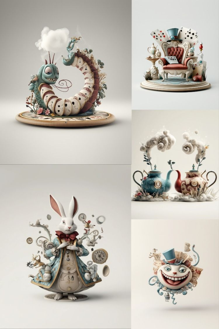 Alice in Wonderland - Stock Images