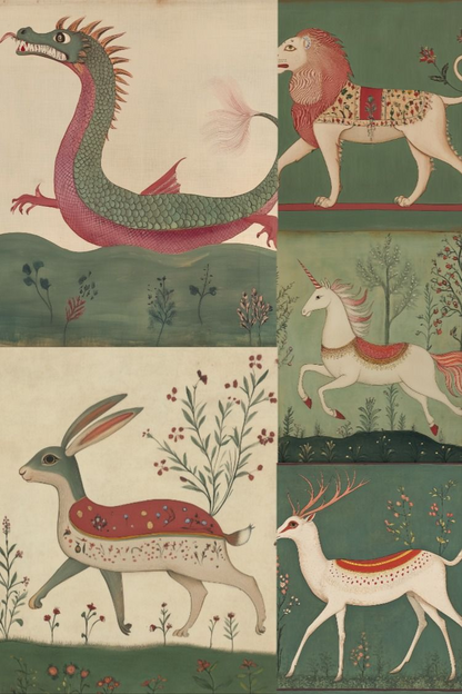 Medieval Animals - Stock Images