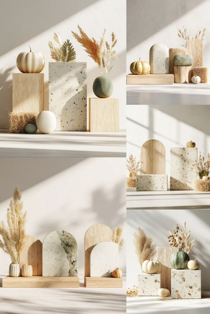 Autumnal Podiums - Stock Images